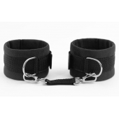 Черные оковы My rules на сцепке - БДСМ Арсенал - купить с доставкой во Владикавказе