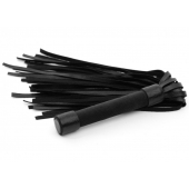 Черная плеть My Rules - 43 см. - БДСМ Арсенал - купить с доставкой во Владикавказе