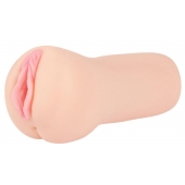 Телесный вибромастурбатор-вагина с рельефом EMILY AUTO - KOKOS - во Владикавказе купить с доставкой