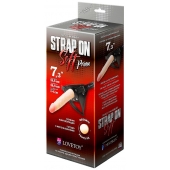 Пояс-трусики с насадкой Soft-Prince - 18,5 см. - LOVETOY (А-Полимер) - купить с доставкой во Владикавказе