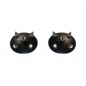 Черные пэстисы с шипами Royce - Lola Lingerie купить с доставкой