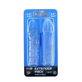 Комплект из 2 прозрачных насадок на пенис PENIS EXTENDER PACK - Dream Toys - во Владикавказе купить с доставкой