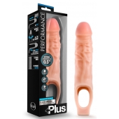 Телесный реалистичный фаллоудлинитель 9 Inch Silicone Cock Sheath Penis Extender - 22,86 см. - Blush Novelties - во Владикавказе купить с доставкой