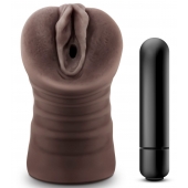 Коричневый мастурбатор-вагина Hot Chocolate Brianna - Blush Novelties - во Владикавказе купить с доставкой
