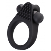 Черное эрекционное виброкольцо Brid с шипиками - A-toys - во Владикавказе купить с доставкой