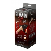 Пояс-трусики Soft-Dolli с 2 насадками - 18 см. - LOVETOY (А-Полимер) - купить с доставкой во Владикавказе