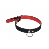 Черно-красный ошейник Cabaret - Lola Games - купить с доставкой во Владикавказе