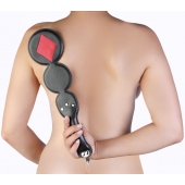 Шлёпалка  Бубны  с анальным плагом - LOVETOY (А-Полимер) - купить с доставкой во Владикавказе