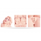 Телесный мастурбатор Victoria с двойным слоем материала - KOKOS - во Владикавказе купить с доставкой