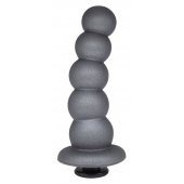 Черная насадка-елочка PLATINUM 6  - 17 см. - LOVETOY (А-Полимер) - купить с доставкой во Владикавказе