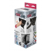 Пояс харнесс BEST UNI strap с 2 сменными насадками - 18,5 и 16 см. - LOVETOY (А-Полимер) - купить с доставкой во Владикавказе