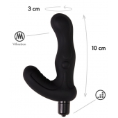 Черный вибромассажер простаты Titan - 15 см. - Le Frivole - во Владикавказе купить с доставкой