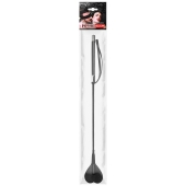 Черный стек с наконечником-сердечком - 54 см. - Notabu - купить с доставкой во Владикавказе