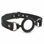 Силиконовый кляп-рамка на кожаных ремешках - Sitabella - купить с доставкой во Владикавказе