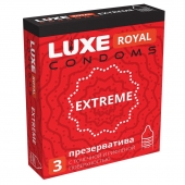 Текстурированные презервативы LUXE Royal Extreme - 3 шт. - Luxe - купить с доставкой во Владикавказе