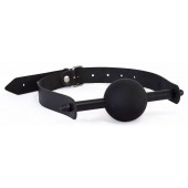 Черный кляп с шариком-трензелем - Sitabella - купить с доставкой во Владикавказе