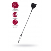 Черный гладкий стек с тонкой ручкой - 48 см. - ToyFa - купить с доставкой во Владикавказе