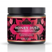 Пудра для тела Honey Dust Body Powder с ароматом клубники - 170 гр. - Kama Sutra - купить с доставкой во Владикавказе