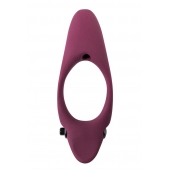 Бордовое эрекционное виброкольцо Stardust - Lola Games - во Владикавказе купить с доставкой