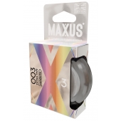 Экстремально тонкие презервативы в железном кейсе MAXUS Extreme Thin - 3 шт. - Maxus - купить с доставкой во Владикавказе