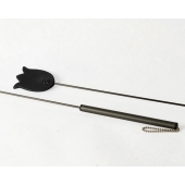 Черный стек  Тюльпан  - 60 см. - Sitabella - купить с доставкой во Владикавказе