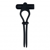 Черное эрекционное лассо с вибропулей Black Tie Affair - Zero Tolerance - во Владикавказе купить с доставкой