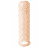 Телесный фаллоудлинитель Homme Long - 15,5 см. - Lola Games - во Владикавказе купить с доставкой