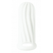 Белый фаллоудлинитель Homme Wide - 11 см. - Lola Games - во Владикавказе купить с доставкой