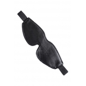 Черная маска Anonymo из искусственной кожи - ToyFa - купить с доставкой во Владикавказе