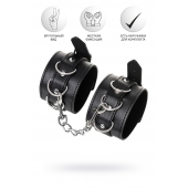 Черные оковы Anonymo из искусственной кожи - ToyFa - купить с доставкой во Владикавказе