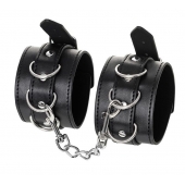 Черные оковы Anonymo из искусственной кожи - ToyFa - купить с доставкой во Владикавказе