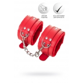 Красные оковы Anonymo из искусственной кожи - ToyFa - купить с доставкой во Владикавказе