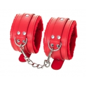 Красные оковы Anonymo из искусственной кожи - ToyFa - купить с доставкой во Владикавказе