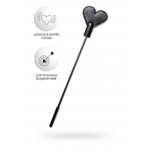 Черный стек со шлепком в форме сердца Anonymo - 35 см. - ToyFa - купить с доставкой во Владикавказе