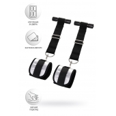 Черно-серебристые фиксаторы для рук на дверь Anonymo - ToyFa - купить с доставкой во Владикавказе