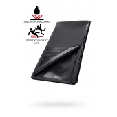 Черная простыня для секса из ПВХ - 220 х 200 см. - ToyFa - купить с доставкой во Владикавказе