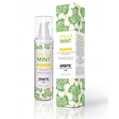 Разогревающее массажное масло Gourmet Spearmint Organic с органическими ингредиентами - 50 мл. - Exsens - купить с доставкой во Владикавказе