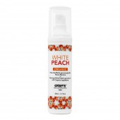 Разогревающее массажное масло Gourmet White Peach Organic с органическими ингредиентами - 50 мл. - Exsens - купить с доставкой во Владикавказе