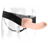 Полый страпон 8  Hollow Strap-On телесного цвета - 19 см. - Pipedream - купить с доставкой во Владикавказе