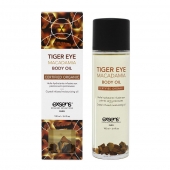 Органическое массажное масло TIGER EYE MACADAMIA - 100 мл. - Exsens - купить с доставкой во Владикавказе