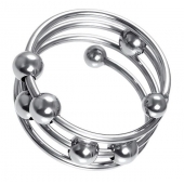 Большое металлическое кольцо под головку пениса - ToyFa - купить с доставкой во Владикавказе