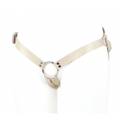 Универсальный пояс с кольцом и реалистичной насадкой - 18 см. - LOVETOY (А-Полимер) - купить с доставкой во Владикавказе