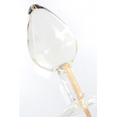 Прозрачный леденец в форме малой анальной пробки со вкусом пина колада - Sosuчki - купить с доставкой во Владикавказе