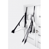 Черные секс-качели на дверь Anonymo №0505 - ToyFa - купить с доставкой во Владикавказе