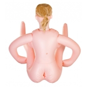 Надувная секс-кукла с реалистичной головой и поднятыми ножками - ToyFa - во Владикавказе купить с доставкой