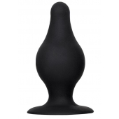 Черная анальная втулка Spade M - 10 см. - Erotist Adult Toys