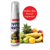 Гель-смазка Tutti-frutti со вкусом тропических фруктов - 30 гр. - Биоритм - купить с доставкой во Владикавказе