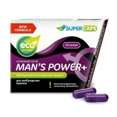 Возбуждающее средство для мужчин Mans Power plus - 10 капсул (0,35 гр.) +1 в подарок - SuperCaps - купить с доставкой во Владикавказе