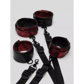 Изысканный набор фиксаций на кровати Reversible Under Mattress Restraint Set - Fifty Shades of Grey - купить с доставкой во Владикавказе