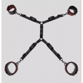 Изысканный набор фиксаций на кровати Reversible Under Mattress Restraint Set - Fifty Shades of Grey - купить с доставкой во Владикавказе